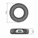 OLO  Vibrator Penis Ring Silicone Cock Rings Dick Vibrator Male Tire Shape Penis Massage Sex Toys For Men Time Delay