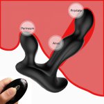 USB Charging Vibrating Plug Male Sex Toy Anal Prostata Massager For Man 7 Speeds Wireless Remote Control Cork Anal Butt Plug Toy