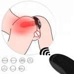 Wireless Anal Vibrator Masturbators Sex Toys Remote Control Telescopic Dildo Vibrator Anal Male Prostate Massager Butt Plug