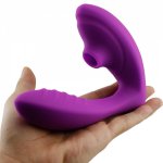 Vibrator 10 Speeds Vibrating Sucker Oral Sex Suction Clitoris Stimulator Erotic Sex Toy for Women Sexual Wellness