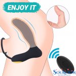 SourcionA Anal Vibrator Male Prostate Massage Gay Anal Plug Prostate Stimulator Butt Plug Delay Ejaculation Ring Sex Toy for Men