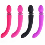 Touch Charging Vibrator Female Silicone Masturbation G-Spot Vagina Clitoris Stimulator AV Stick Sex Tools for Females Pumping