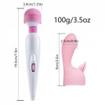 AV Magic Wand G Spot Body Massager USB Charge Big Stick Female Sexy Clit Vibrator Adult Sex Toys For Woman Sex Products 18 +