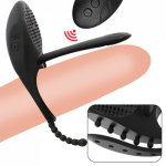 Male Adjustable Size Penis Ring Vibrator Silicone Cock Rings Men's ring For Penis Training Delay Ejaculation Sex Toys for Men