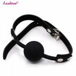 Hot Erotic Sexy Lingerie Game Toys Silicone Ball Open Mouth Gag Sex Bondage Adult Mouth Ball Exotic Accessories for Adult Couple