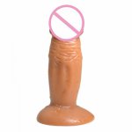 12*3cm Suction Cup Small Dildo Realistic Penis Adult Masturbator Erotic Sex Toys For Women Anal Plug Real Dildos Fake Dick