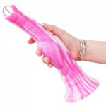 Huge Horse Dildo Animal Big Penis Long Realistic Colorful Liquid Silicone Sucker Cock Anal Adult Sex Toys for Men Women Couples