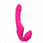 9 Speed Double Vibrating Lesbian Dildo Silicone G Spot Vibrator Women Couple Massage Adult Sex Toy Remote Control waterproof