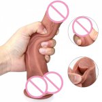 Vaginal G-spot Butt plug Adult Play 8 Inch Penis Realistic Dildo Suction Cup Hands-Free Play Beginner Cock Huge Dildo Anal plug