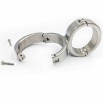Stainless Steel Handcuffs Shackles Restraints Fetish Slave Bondage Adult Games Sex Toys For Men Women Sex Shop