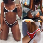  2017 Brazilian Women Sexy Push Up Bra Padded Triangle Top Bikini Set Swimsuit Swimwear  Item specifics