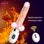 Automatic Sex Machine Telescopic Dildo Rotation Vibrator Realistic Dildo Thrusting G Spot Anal Masturbator Sex Toys for Women