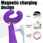Magnetic Charging C Shape 3 Motors Dildo Vibrator Sex Toys for Women Men Adult Nipple Clitoris Vagina Penis Stimulator Massager