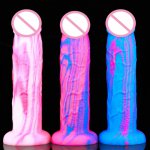 Big Penis Horse Realistic Dildo with Suction Cup Soft Silicone Stimulate Cock Men Anal Sex Toys Masturbator for Women Couple