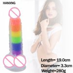Sex Toys For Women Rainbow  Silicone Fidget Toys Dildo Goods For Adults Masturbators Dildosex Anal Artificial Penis Sex Shop