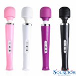 SWT Huge Magic Wand GSpot Massager Clitoris Vibrator for women USB Charge Big AV Stick Female Stimulator Adult Sex Toy for Woman