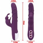 Vaginal Clitoral Stimulator Sex Shop Sex Toys for Women Rotating Rabbit Vibrator Wand G Spot Dildo Vibrator Dual Motor