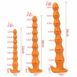 Sex Shop Super Long Silicone Big Butt Anal Plugs Plug Anal Beads G Spot Masturbation Sex Toys For Woman Man Gay Sex Products