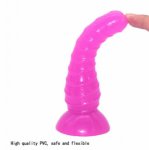 Anal Dildo Soft Spiral Texture Suction Cup Butt Plug Gay Toy Expander Stimulating Adult Sex Toys for Men Women