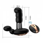 Double Vibration Rotating Beads Vibrators Wireless Remote Prostate Massager Dildos Anal Vibrators Stimulator Sex Toys For Women