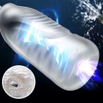 Male Masturbator Cup Vibrator Vagina Automatic Masturbation Sucking Oral Pussy Blowjob Sex Toys for Men Adult Sex Tool Sex Shop
