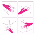 G Spot Dildo Rabbit Vibrator Masturbator Rechargeable Rotation 10 Speeds Double Vibrating Vagina Vibe Adult Sex Toys for Women