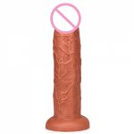 Huge Thick Silicone Realistic Dildo with Suction Cup- Big Dildo with Dual Density Giant Thick Dildo Adult Sex Toy for Women/Men