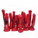 Realistic Big Animal Fake Penis Sex Toys For Women Anal Plug Anus Massage Couple First Sex Shop Super Colorful Dildo For Women
