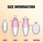 Vibrating Sucking Licking 3 Eggs Vibrator For Women Silicone Clitoral Stimulator 10 Mode Rechargeable Vibe Adult Product Sex Toy