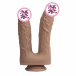 Big Realistic Double Headed Dildos Stimulation Vagina Anus Penis Dual Ended Phallus Sex Toys For Women