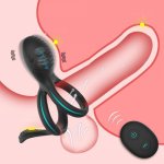 Penis Vibrating Ring Cockring Wireless Vibrator Sex Toys For Men Couple Cock Rings Retardant Ejaculation Delay Remote Control