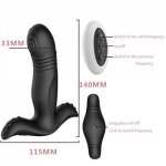 10 Frequency Impact Anal Plug Prostate Massager Butt Plug Female Masturbation Tool G-spot Vagina Stimulator Sex Toys for Couple