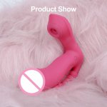 3 IN 1 Wireless Panties Vibrator Wearable Sucking G Spot Clitoris Stimulator Heating Vaginal Anal Orgasm Dildo Sex toy for Women