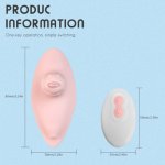 Wearable Panty Tongue Vibrator Wireless Remote Clitoral Stimulator Female Masturbator Vagina Massager Sex Toys for Women Couples