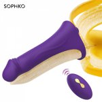 Wireless Silicone Rechargeable Vibrator with Remote Control 10 Vibrating Waterproof Anal Adults Sex Toys for Men Women Couples
