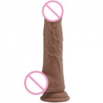 Large Huge Thick Dildo with Strong Suction Cup Lifelike Liquid Silicone Dildo, Realistic and Soft Men Thick Dildo Adult Sex Toy