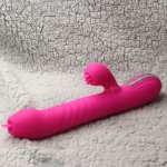 Dildo Tongue Blowjob Licking Clitoris Stimulation Vibrators Telescopic Heating G-spot Licking Clit Adult Sex Toys for Women