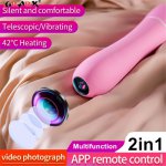 Vagina Camera Photo Dildo Vibrator APP Remote Control Magic Wand Clitoral Massager Sex Products Shop Intimate Sex Toys for Women