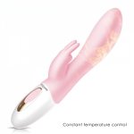 G Spot Dildo Rabbit Vibrator for Women Dual Vibration Silicone Waterproof Female Vagina Clitoris Massager Sex Toys For Women