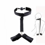 BDSM Bondage Slave Collar Handcuffs & Ankle Cuffs Adult Erotic Sex Toys For Woman Fetish Accessories Gag Adult Sex Products