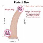 Mini Soft Jelly Dildo Large Lengthened Version Artificial Sucker Penis Vagina Anal Plug Sex Toy Store Female Couple Masturbator