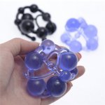 13 Inch Jelly Anal plug Butt Beads for Beginner Flexible Anal stimulator adulto gay Sex shop toys for men women prostata massage