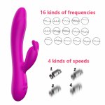 Heating Rabbit Vibrator for Women G Spot Vagina Clitoris Stimulator Female Masturbator Dildo Vibrator Adult Sex Toys for Woman