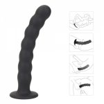 Anal Plug Prostate Massager Sex Products Vaginal Stimulator With Strong Sucker Silicone Bead Dildo Sex Toys for Man and Woman