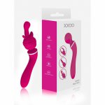 AV Vibrator Wand Dildo G-Spot Multi Speed 3 Attachments Double Vibration Clitoris Vaginal Stimulate Massager wand Sex Toys