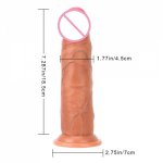 VATINE 7 in Huge Suction Cup Dildo Sex Toys for Women Lesbian Soft Artificial Penis Females Masturbation