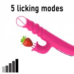 Sucker Vibrator G-Spot Dildo Tongue Clitoris Stimulator Female Vagina Clit Sucking USB Charger Masturbator Sex Toys for Woman