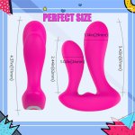 3 in 1 Invisible Wear Panties Vibrator for Couples 9 Speeds G Spot Vagina Anus Perineum Stimulation Sex Toys for Women