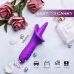 Tongue Licking Vibrator for Female Dildo Clit Sucker G-spot Stimulator Sex Games Masturbation Couple Sex Toys Adult Products