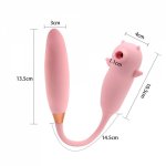 Heating Vibrating Egg Oral Sex Wearable Dildo Vibrator Vagina Sucking Vibrator G Spot Vibrator Sucker Clitoris Stimulator